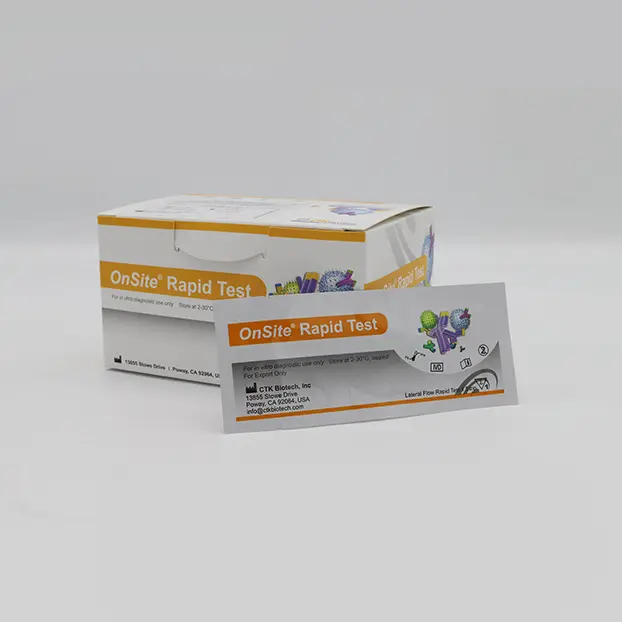 Que thử xét nghiệm định tính kháng nguyên HBsAg (OnSite HBsAg Rapid Test)