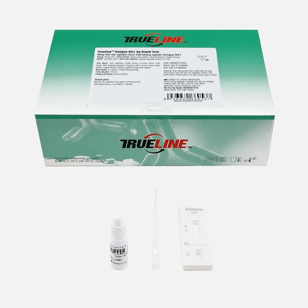 Trueline™ Dengue NS1 Ag Rapid Test (Hộp 30 Test)