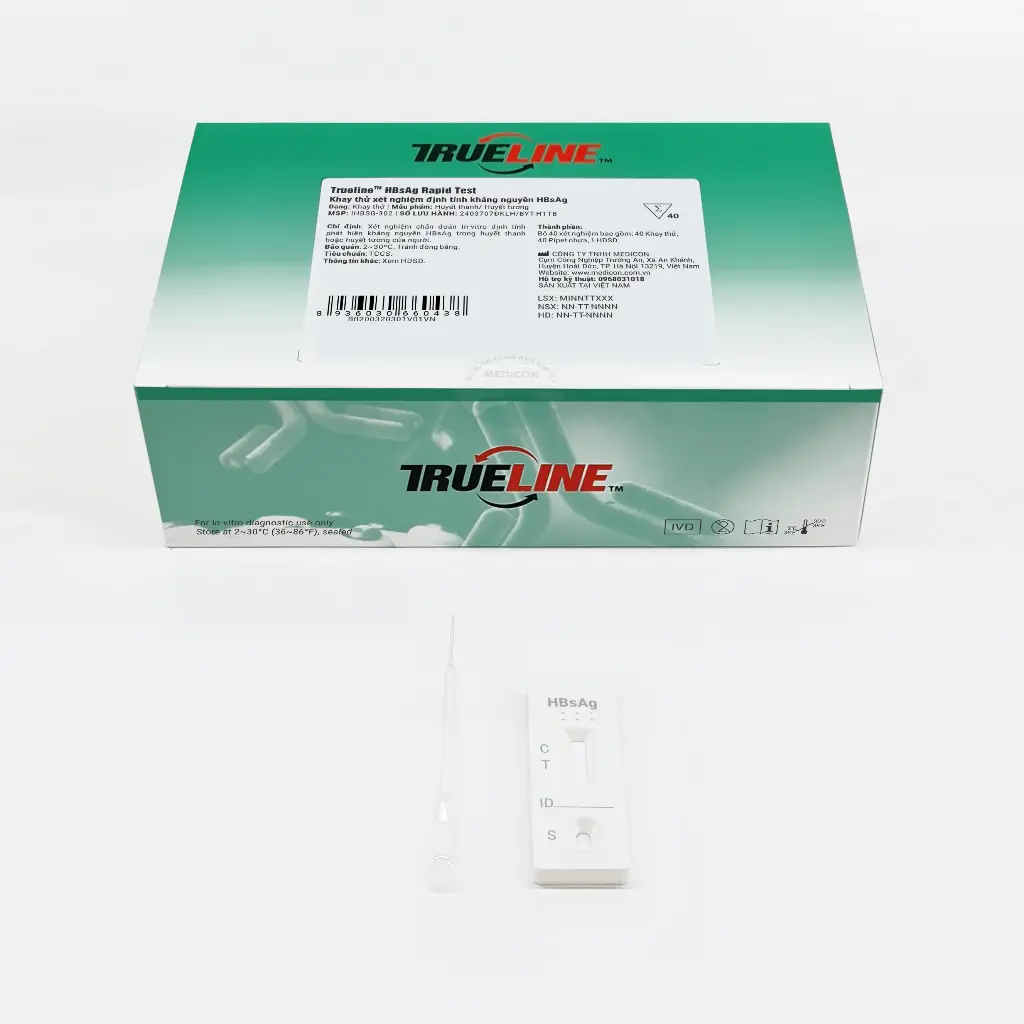 Trueline™ HBsAg Rapid Test (Hộp 40 Test)