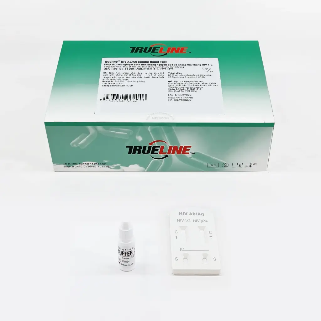 Trueline™ HIV Ab/Ag Combo Rapid Test (Hộp 25 Test)