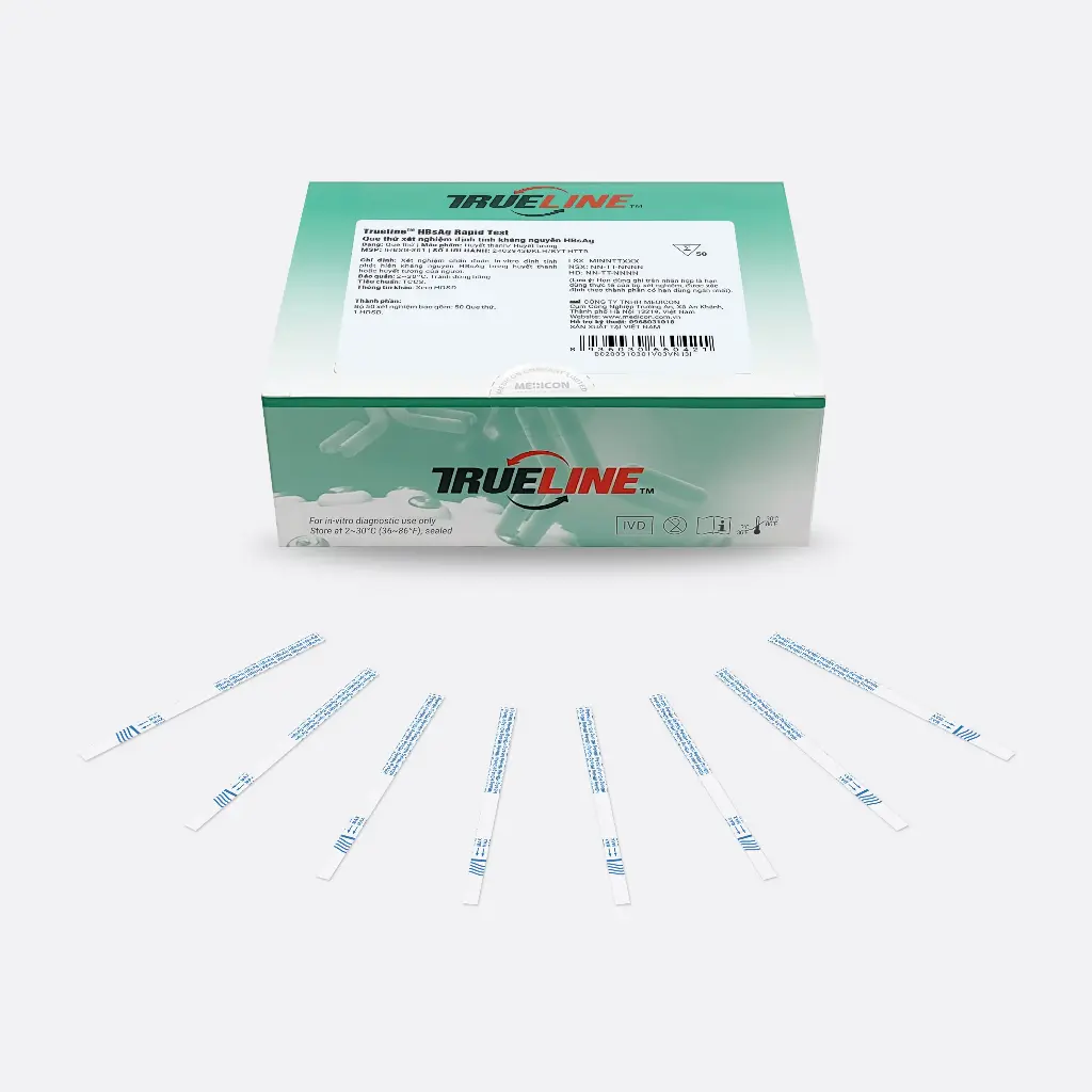 Que thử xét nghiệm định tính kháng nguyên HBsAg [Trueline™ HBsAg Rapid Test]