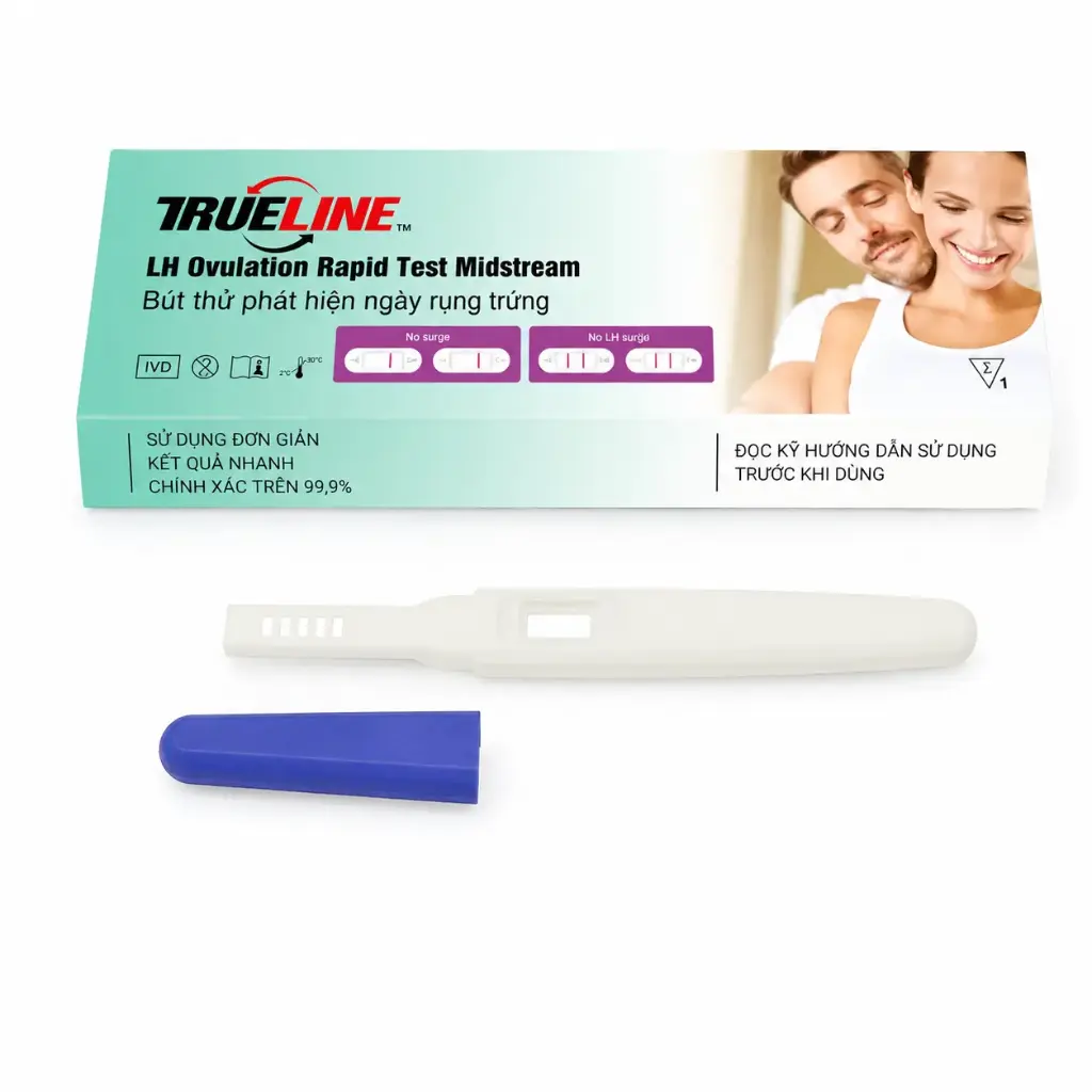 Trueline™ LH Ovulation Rapid Test Midstream (Hộp 1 Test)