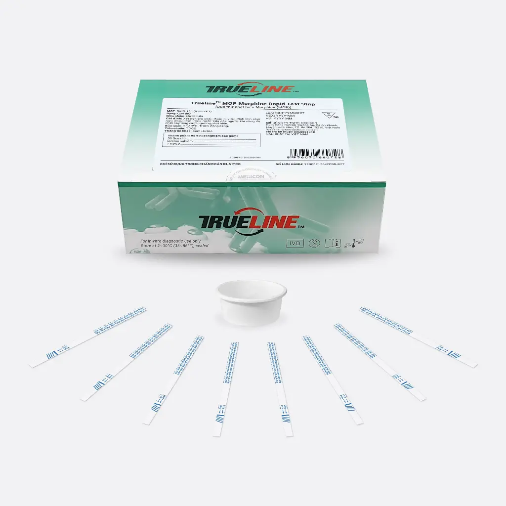 Trueline™ MOP Morphine Rapid Test Strip (Hộp 5 test)