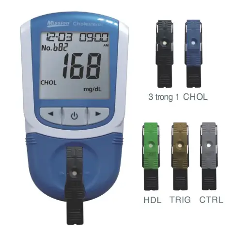 [C111-2021] Máy đo Cholesterol-3in1 (Mission Optical Cholesterol Meter)