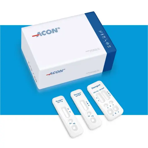 [L031-11311] Khay thử xét nghiệm định tính kháng thể IgM, IgG kháng vi rút Dengue (Dengue IgG/IgM Rapid Test Cassette - Serum/Plasma/Whole Blood) (Hộp 25 test) (Box 25)