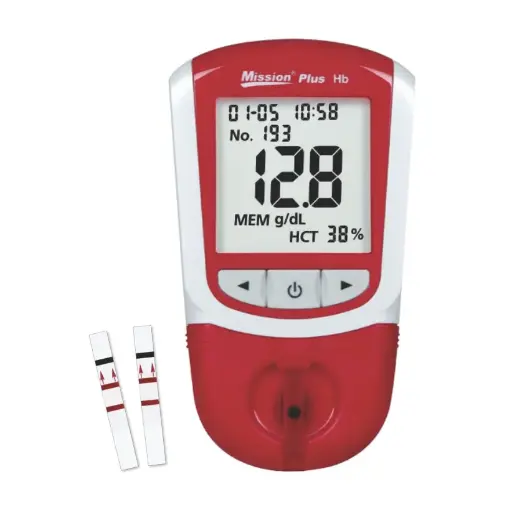 [C112-3021] Máy đo huyết sắc tố (Hb) và thể tích khối hồng cầu (Hct) [Mission® Plus Hb Hemoglobin Testing System]