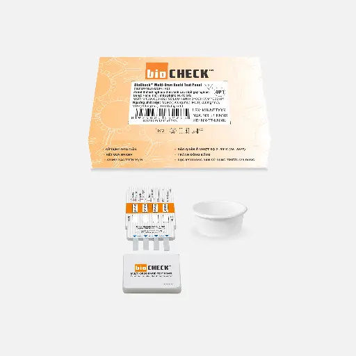 Biocheck™ Multi-Drug Rapid Test Panel (AMP/MET/MOP/THC) (Hộp 25 Test)