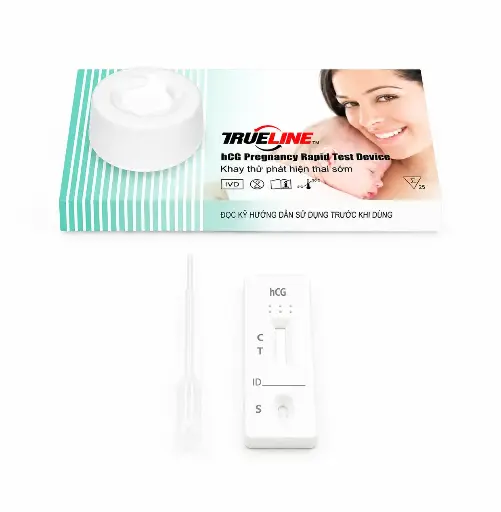Khay thử phát hiện thai sớm [Trueline™ hCG Pregnancy Rapid Test Device] 