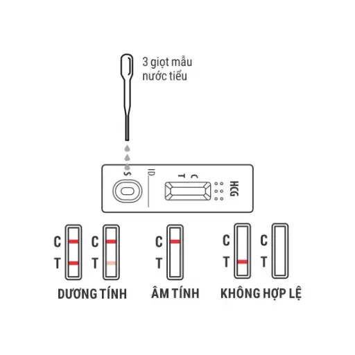 Khay thử phát hiện thai sớm [Biocheck™ hCG Pregnancy Rapid Test Device]