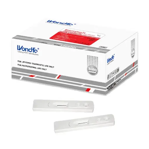 [W141-C] Khay thử xét nghiệm phát hiện kháng thể IgM kháng Enterovirus71 [Wondfo - Diagnostic Kit for IgM Antibody to Human Enterovirus71 (Immunochromatographic Assay)] (Hộp 25)