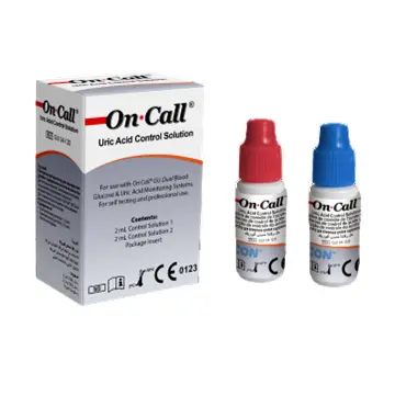 [GU124-12D] Dung dịch chứng cho máy đo axit uric [On Call® Uric Acid Control Solution] (Hộp 2)