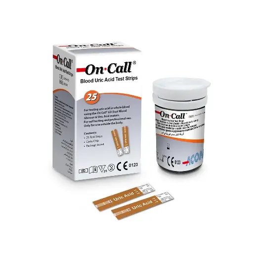 [GU134-10D-1/50] Que thử xét nghiệm định lượng axit uric [On Call® Blood Uric Acid Test Strips]
