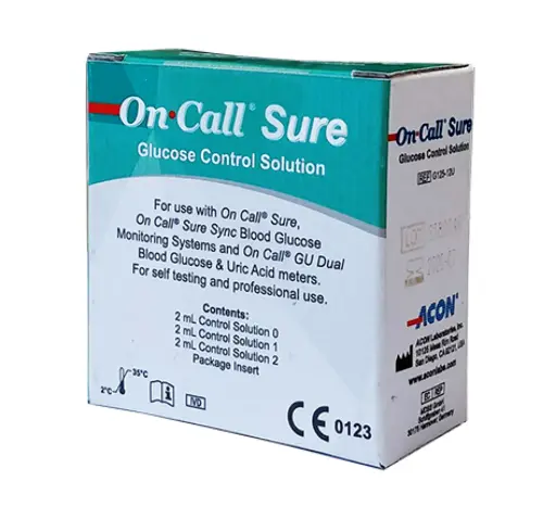 [G125-12U] Dung dịch chứng cho máy đo đường huyết [On Call® Sure Glucose Control Solution]